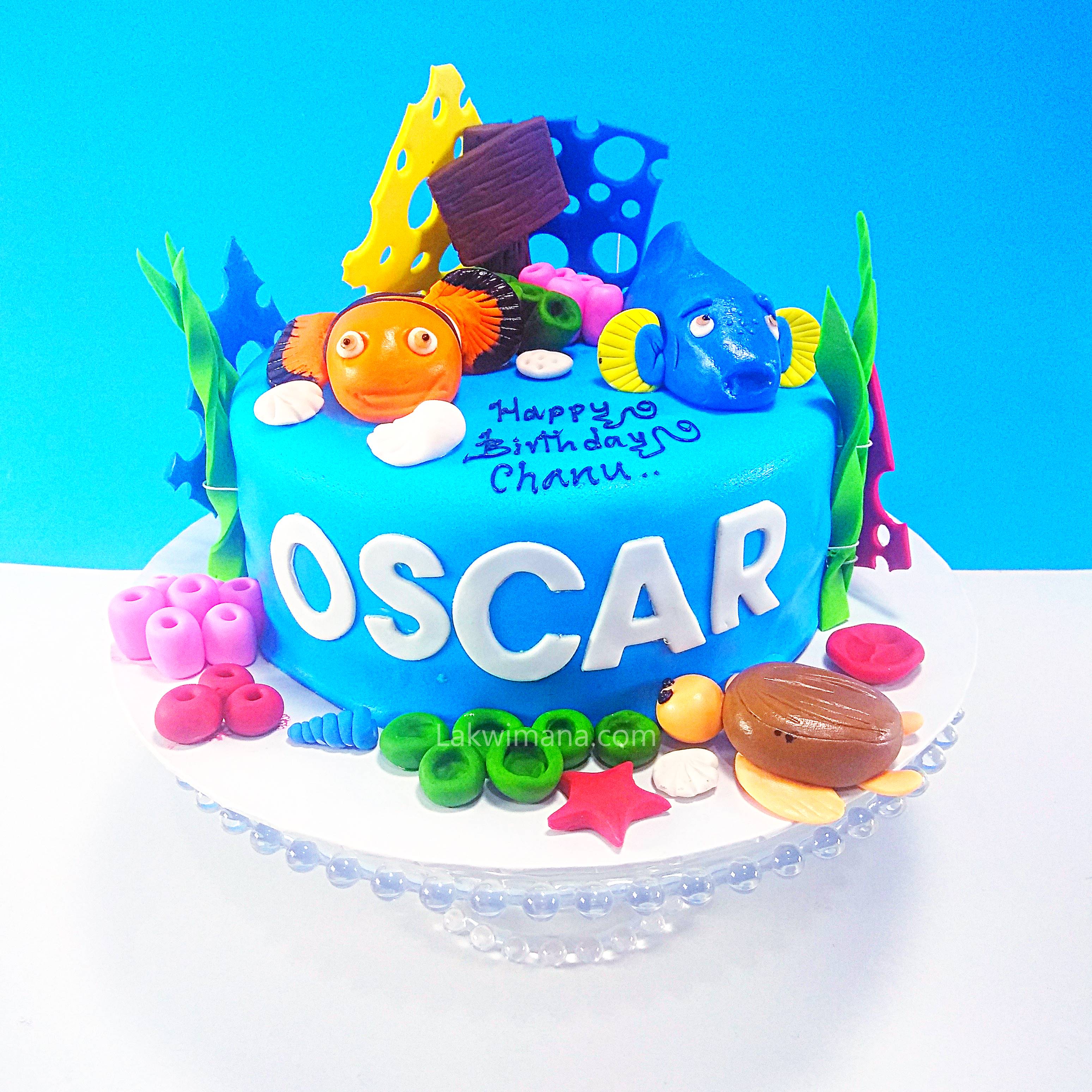 Oscar Fish Birthday Cake, Lakwimana