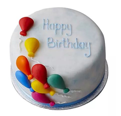 Birthday Balloon cake - 1.5kg