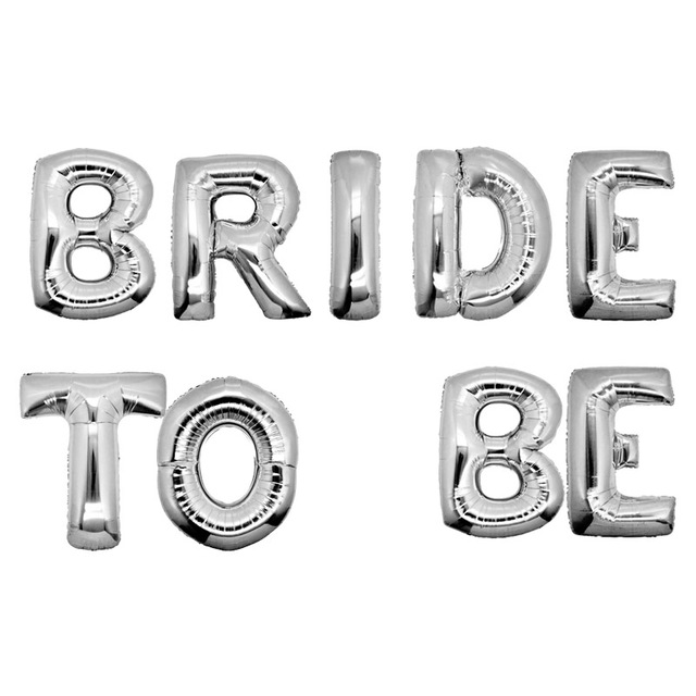 Bride To Be Foil Balloon Silver, Lakwimana