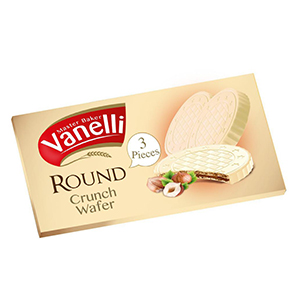 Vanelli Round Crunch Wafer