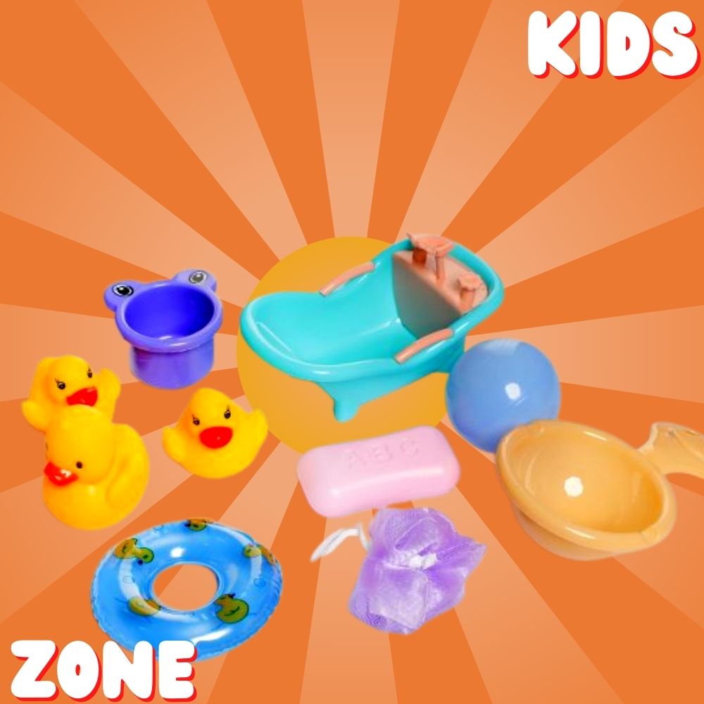 Baby Bath Toy Set - 10pcs-TK119014