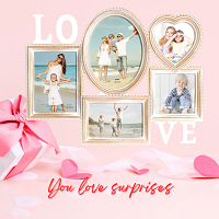 Photo Frame LOVE - TK09123