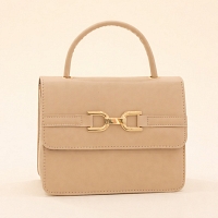 Mauve Rose Structured Satchel Bag