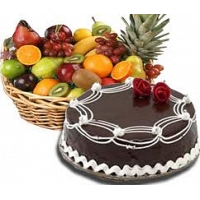Fruits And cake