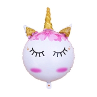 Unicorn Face Foil Balloon