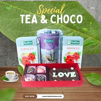 Love Chocolate with Hibiscus Tea