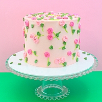 Roses & Pearls Cake 1.4kg