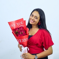 Royal 10 Red Rose Love Bouquet