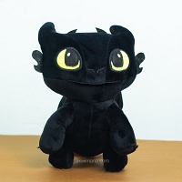 Toothless Dragon Soft Toy – Cute Black Plush Gift