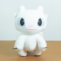 Light Fury Dragon Soft Toy – White Plush Gift for Her