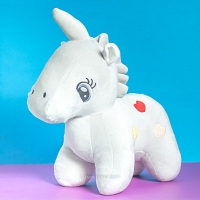 White Unicorn Soft Toy – Cute Fantasy Plush Gift