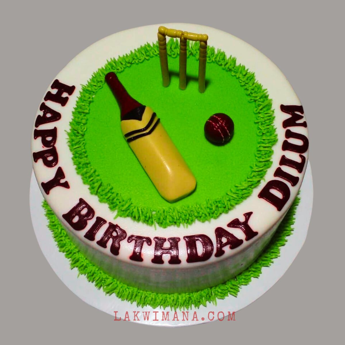 Cricket Pitch Designer cake – Bookmycake